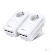 TP-Link TL-PA8030P KIT AV1300 Комплект гигабитных Powerline-адаптеров со встроенной розеткой