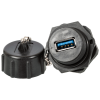Индустриальный соединительный модуль USB 3.0, IP68, с крышкой Индустриальный соединительный модуль USB 3.0, IP68, с крышкой