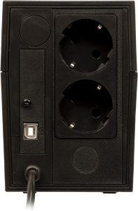 Источник бесперебойного питания Powercom Raptor, Line-Interactive, 600VA/360W, Tower, USB, 2xSchuko (2 batt) (2068784)