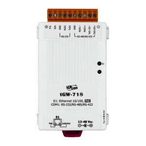 1-портовый преобразователь Modbus TCP в Modbus RTU/ASCII с возможностью питания по PoE