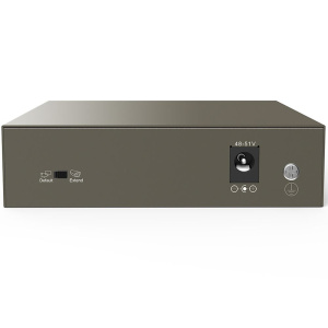 Коммутатор Tenda TEF1105P-4-38W Коммутатор неуправляемый PoE, 5 портов 5x100 Мбит/с, PoE 4х15 Вт (до 35 Вт), настольный