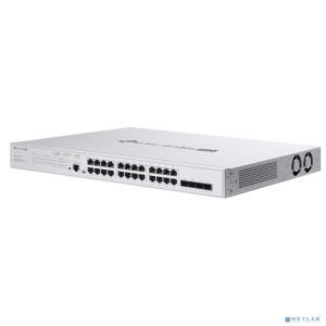 TP-Link S5500-24GP4XF Управляемый коммутатор Omada Pro уровня 2+ с 24 гигабитными портами PoE+ и 4 портами SFP+