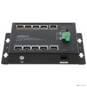 DAHUA DH-PFS3111-8ET-96-F 11-портовый неуправляемый коммутатор с PoE, уличное исполнение, 8xRJ45 100Mb, 2xRJ45 1Gb + 1xSFP 1Gb uplink, суммарно 96Вт,
