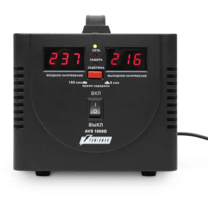 Стабилизатор напряжения Powerman AVS 1000 D Black (6015736) AVS 1000 D Black (945948) {6}