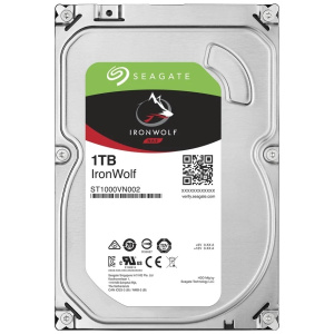 1TB Seagate Ironwolf (ST1000VN002) {SATA 6.0Gb/s, 5900 rpm, 64mb buffer, 3.5", для NAS}