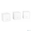 TENDA MW3(3-pack) Двухдиапазонная Wi-Fi Mesh система АС1200, до 300 Мбит/с на 2,4 ГГц + до 867 Мбит/с на 5 ГГц, LAN 2x10/100 Мбит/с, 2 встроенные анте