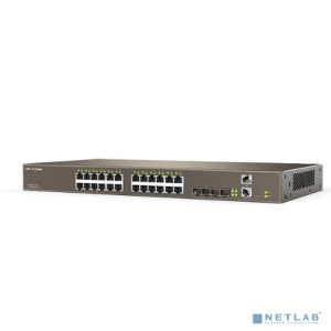 IP-COM G5528X-EI Коммутатор управляемый в стойку, 24*1Gbit RJ45, 2*SFP 10Gbit Uplink, 2*SFP 10Gbit Stack, console port