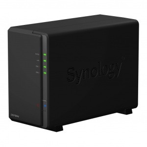 Synology DS218Play Сетевое хранилище 2xHDD Hot Plug, SATA(3,5''), DC1,4GhzCPU/1Gb/RAID0,1/ 2xUSB3.0/1GigEth/iSCSI/2xIPcam(upto15)/1xPS Synology DS218Play Сетевое хранилище 2xHDD Hot Plug, SATA(3,5''), DC1,4GhzCPU/1Gb/RAID0,1/ 2xUSB3.0/1GigEth/iSCSI/2xIPcam(upto15)/1xPS