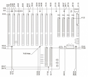 Кросс-плата PCI-14S, PICMG 1.0.