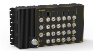 Коммутатор TSN 16 x 10/100/1000BaseTX c функцией Bypass (2 пары), 8 x PoE+ 10/100/1000BaseTX (разъем M12), два входа питания 72-110 В пост.