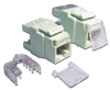 Модуль Keystone, RJ45, кат.6, UTP, 180 градусов, со шторкой, белый Модуль Keystone, RJ45, кат.6, UTP, 180 градусов, со шторкой, белый