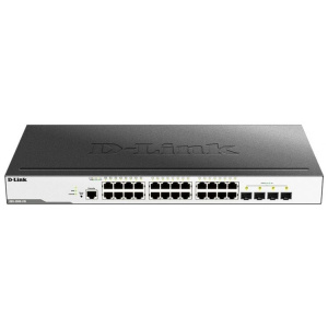 Коммутатор D-Link SMB D-Link DGS-3000-28L/B1A Управляемый L2 с 24 портами 10/100/1000Base-T и 4 портами 1000Base-X SFP Коммутатор D-Link SMB D-Link DGS-3000-28L/B1A Управляемый L2 с 24 портами 10/100/1000Base-T и 4 портами 1000Base-X SFP