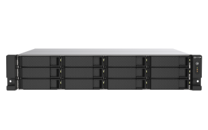 Система хранения данных QNAP SMB 2U/12bay QC 2,2GhzCPU/8Gb(upto64Gb)/upto 24HDD with TL-R1200S-RP/SATA(3,5" 2,5")/ 4xUSB3.2/2xExp.slot/2x2,5Gb/iSCSI/2