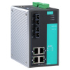 Управляемый коммутатор 4 x 10/100BaseTX, 2 x 100BaseFX (многомодовое оптоволокно) с функцией Power Over Ethernet (PoE), с расширенным диапазоном темпе