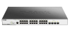 Коммутатор D-Link PROJ Managed L2 Switch 24x1000Base-T PoE, 4x10GBase-X SFP+, PoE Budget 370W, Surge 6KV, CLI, RJ45 Console, RPS, Dying Gasp