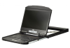 Консоль КВМ ATEN 18.5" Ultra Short Depth Single Rail WideScreen LCD Console (USB,VGA, 1366x768)