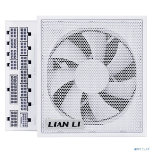 Lian Li Блок питания EG1000 / White / ATX 3.1, 1000W, 80 PLUS Platinum, PCIe 5.1, APFC, USB HUB, 120mm FDB Fan, Fully Modular / G9P.EG1000.WE00.RU