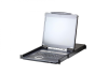 КВМ переключатель ATEN 17" 1-Local/Remote Share Access 16-Port PS/2-USB VGA Single Rail LCD KVM over IP switch КВМ переключатель ATEN 17" 1-Local/Remote Share Access 16-Port PS/2-USB VGA Single Rail LCD KVM over IP switch