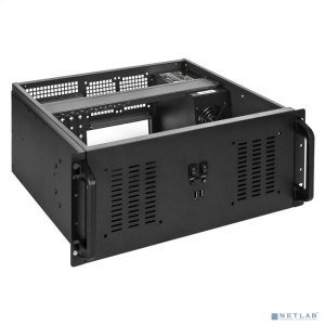 Exegate EX295873RUS Серверный корпус ExeGate Pro 4U350-02 <RM 19", высота 4U, глубина 350, БП 500ADS, 2*USB>