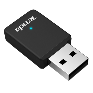 Адаптер беспроводной связи (Wi-Fi) Tenda U9 Двухдиапазонный Wi-Fi адаптер AC650 до 200 Мбит/с на 2.4 ГГц + до 433 Мбит/с на 5 ГГц, внутренняя антенна,