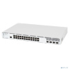 ELTEX MES3400-24 Ethernet-коммутатор агрегации 24 порта 10/100/1000BASE-T (RJ-45), 4 порта 1000BASE-X (SFP)/10GBASE-R (SFP+), L3, 2 слота для модулей