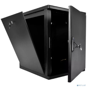 ЦМО Шкаф телекоммуникационный настенный разборный 15U (600 x 650) съемные стенки, дверь металл, цвет черный (ШРН-М-15.650.1-9005)