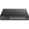 Коммутатор D-LINK Коммутатор/ DES-1018MPV2/E Unmanaged Switch 16x100Base-TX PoE, 2xCombo 1000Base-T/SFP, PoE Budget 247W, Long-range PoE up to 250m, metal case