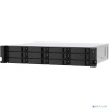 QNAP TS-1273AU-RP-8G Сетевой RAID-накопитель, 12 отсеков 3,5"/2,5", 2 порта 2,5 GbE BASE-T, стоечное исполнение, 2 блока питания. AMD Ryzen V1500B 2,2