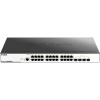 Коммутатор D-LINK Коммутатор/ DGS-3000-28L/B Managed L2 Switch 24x1000Base-T, 4x1000Base-X SFP, Surge 6KV, CLI, RJ45 Console, RPS, Dying Gasp Коммутатор D-LINK Коммутатор/ DGS-3000-28L/B Managed L2 Switch 24x1000Base-T, 4x1000Base-X SFP, Surge 6KV, CLI, RJ45 Console, RPS, Dying Gasp