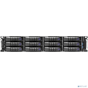 AIC XP1-S202A602 2U, 2xLGA-4189, 4x 3.5"/2.5" tri-mode + 8x 3.5"/2.5" SAS/SATA hot-swap (Passive backplane), 2x 2.5" SATA hot-swap, 6x 6038 fan, Acbel