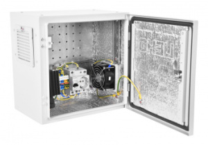 Шкаф монтажный ЦМО Эконом (ШТВ-НЭ-5.5.25-3ВВА-Т1) настенный 500x250мм пер.дв.стал.лист задн.дв.спл.стал.лист несъемн.бок.пан. серый 220мм 18кг 500мм I