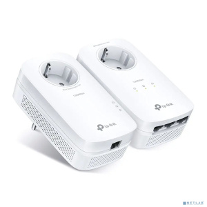 TP-Link TL-PA8033P KIT AV1300 Комплект гигабитных Powerline-адаптеров со встроенной розеткой