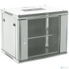 Шкаф коммутационный Rexant (04-0666-111) настенный 6U 600x600мм пер.дв.стекл металл 2 бок.пан. направл.под винты 60кг серый 230град. IP20 сталь