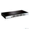 D-Link DES-3200-26_RFB/A1 Восстановленный в производственных условиях управляемый коммутатор 2 уровня с 24 портами 10/100Base-TX и 2 комбо-портами 100