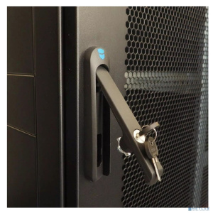 ЦМО Шкаф серверный напольный 42U (800 х 1000) двойные перфорированные двери 2 шт., цвет черный ШТК-М-42.8.10-88АА-9005