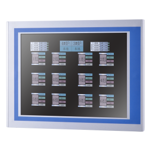 Промышленный монитор Nodka PANEL5000-A122-TUH с резистивным сенсорным экраном. Дисплей 12.1", пылевлагозащита передней панели IP65, металлический корп