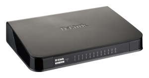 Коммутатор D-Link Неуправляемый коммутатор, 24x100Base-TX, корпус пластик
