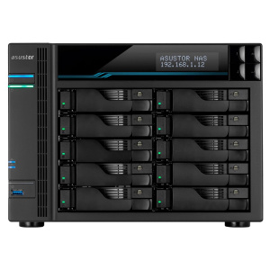 Платформа СХД ASUSTOR AS6510T 10 Bay (Max.18) 2xM.2 2x2.5GLAN 2x10GLAN 8GB (Max.64GB) DDR4 2xUSB {1} (831227)