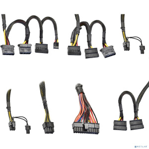Exegate EX292148RUS-OEM Блок питания 400W ExeGate 80 PLUS® 400PPH-LT-OEM (ATX, APFC, КПД 82% (80 PLUS), 12cm fan, 24pin, (4+4)pin, PCIe, 5xSATA, 3xIDE