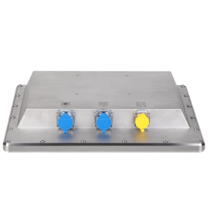 Промышленный монитор Nodka WP1501P-C-Akit-Akit , дисплей 15" (XGA), корпус из нержавеющей стали (SUS 304), пылевлагозащита IP69K. Резистивный сенсорны