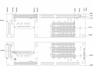 Двухсторонняя кросс-плата PCI-5SDA, PICMG 1.0.