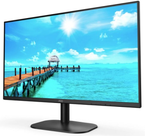 27" AOC 27B2DA 1920x1080, LED, 16:9, IPS, 250cd, 1000:1, 20M:1, 4ms, 178/178, D-Sub, DVI, HDMI, 75Hz, Speakers, Tilt, Внеш, VESA, Black, 3y