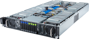 Шасси серверное Gigabyte Server Platform G293-Z42 Rev.3x / 2U / 2xAMD (9004/9005) / 2xHS / 24xDIMM / 4xSFF NVME/SAS/SATA + 4xSFF SATA/SAS / 8xGPUs DS