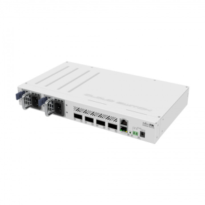 Коммутатор Mikrotik CRS504-4XQ-IN, 1x10Base-T/100Base-TX, 4xQSFP28, Switching capacity 800 Gbps Коммутатор Mikrotik CRS504-4XQ-IN, 1x10Base-T/100Base-TX, 4xQSFP28, Switching capacity 800 Gbps