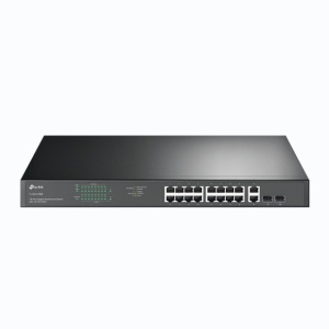 Коммутатор TP-Link SMB TP-Link TL-SG1218MP с 16 гигабитными портами PoE+ и 2 комбинированными портами RJ45/SFP