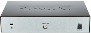Коммутатор D-LINK Настраиваемый компактный EasySmart с 5 портами/ 5-ports UTP 10/100/1000Mbps + 1-port 1000Mbps SFP, Layer 2 EasySmart Gigabit Switch, 11"