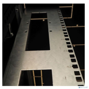 ЦМО Шкаф серверный напольный 48U (800 х 1200) дверь перфорированная, задние двойные перфорированные, цвет черный ШТК-М-48.8.12-48АА-9005