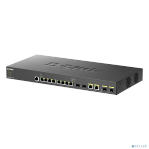 D-Link DXS-1210-12TC/B1A PROJ Настраиваемый L2+ коммутатор с 8 портами 10GBase-T, 2 портами 10GBase-X SFP+ и 2 комбо-портами 10GBase-T/SFP+