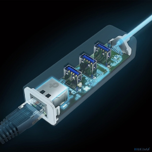 TP-Link UE330C 3-портовый концентратор и гигабитный адаптер USB Type-C