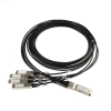 DAC кабель QSFP+ 40G для 4x10G OSNOVO OC-QSFP-4x10G-3M Объединительный DAC кабель QSFP+ 40G для 4х10G. Скорость: 40 Гбит/c. Тип разъема: QSFP+/SFP+. Д